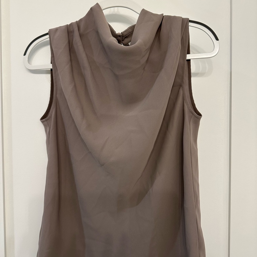 Babaton Taupe Blouse